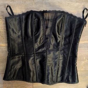 Adore Me Black Corset Lingerie Size Medium